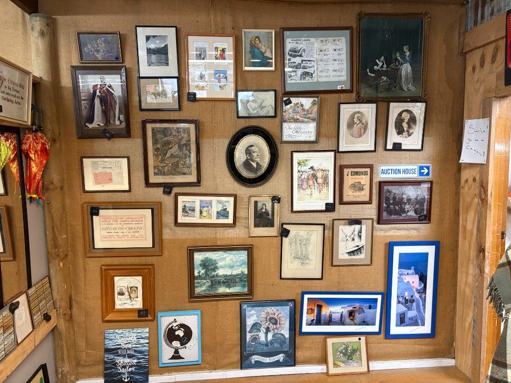 Apothecary cabinet and workshop collectables